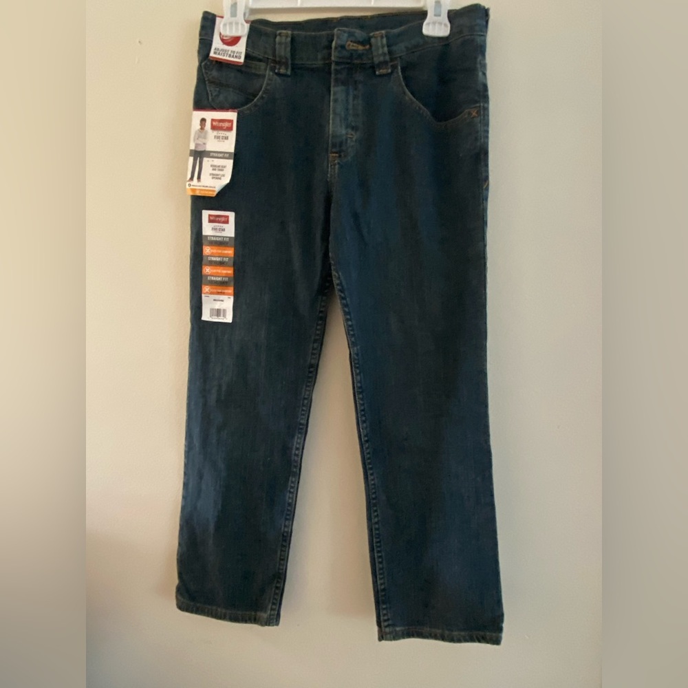 Wrangler Boy’s Straight Fit Husky Jeans Size 10